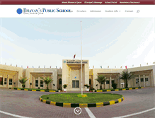 Tablet Screenshot of bhavansqatar.org